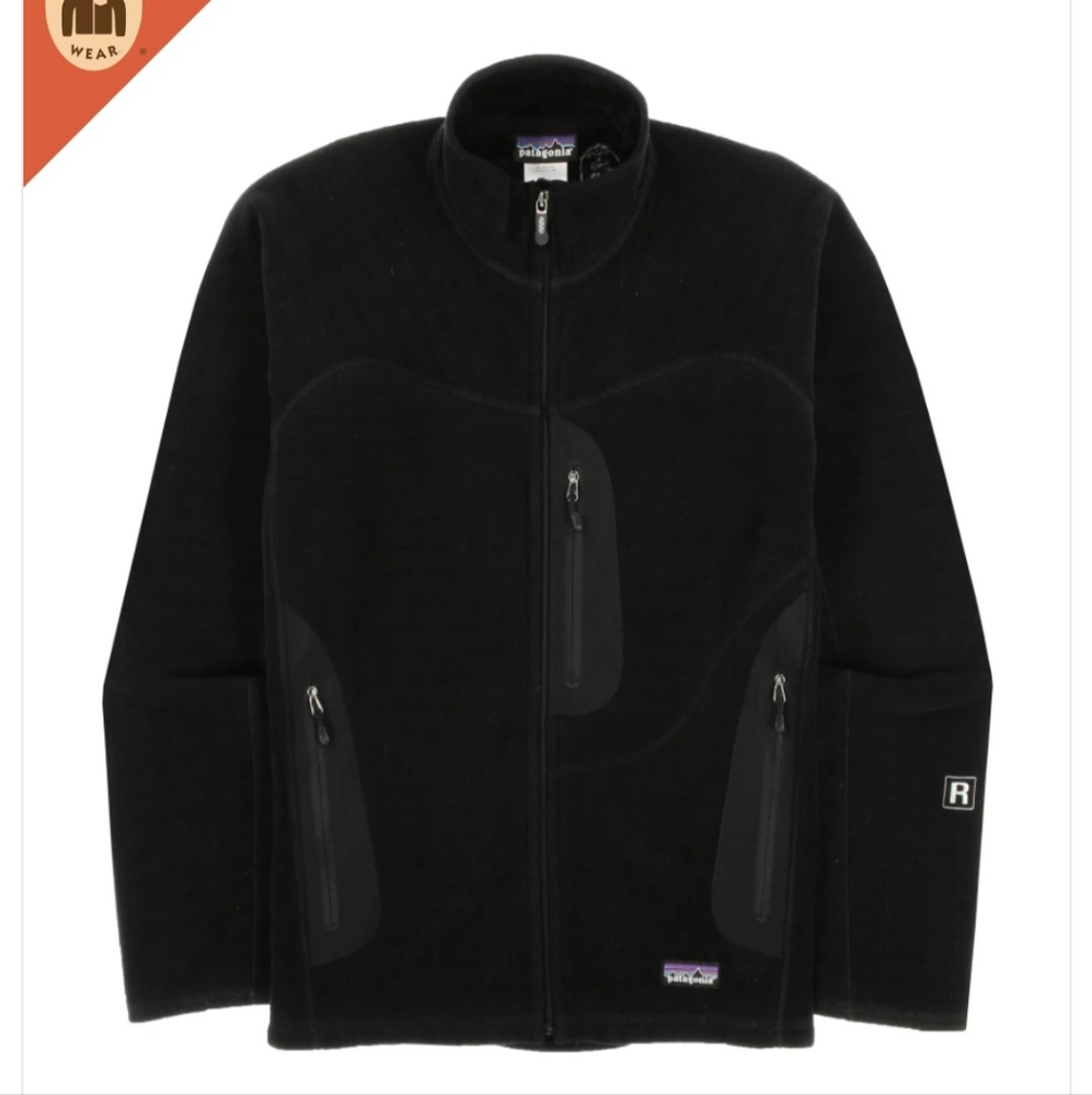 Patagonia R3 Fleece Jacket Woman's Size Small Black Full Zip